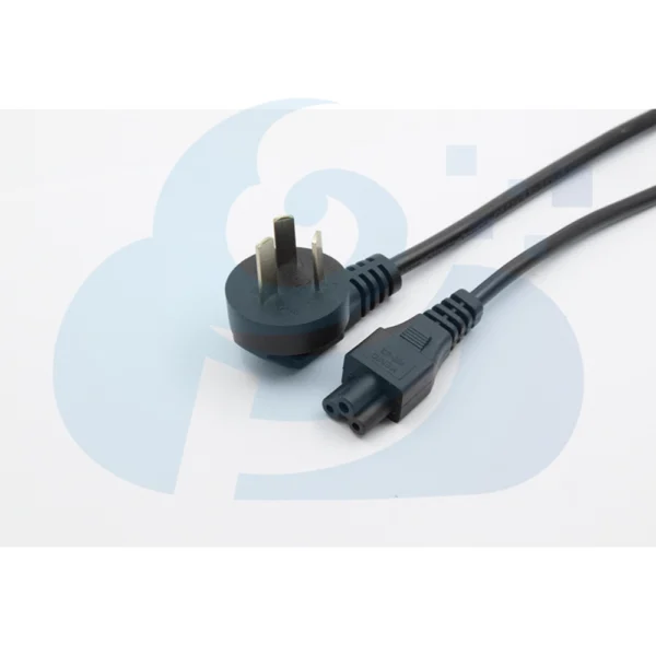 Argentinian Three Pin Right Angle Plug Cable Image2