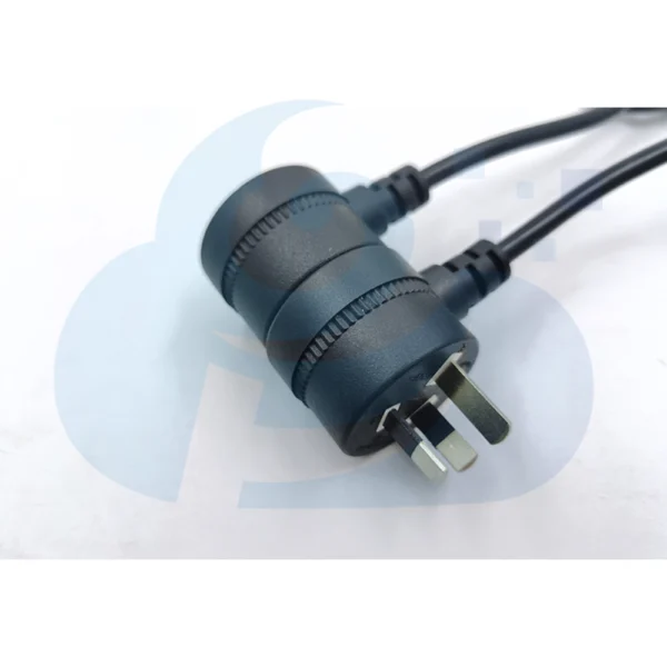 Australian Double Sided Plug Power Cable Image1