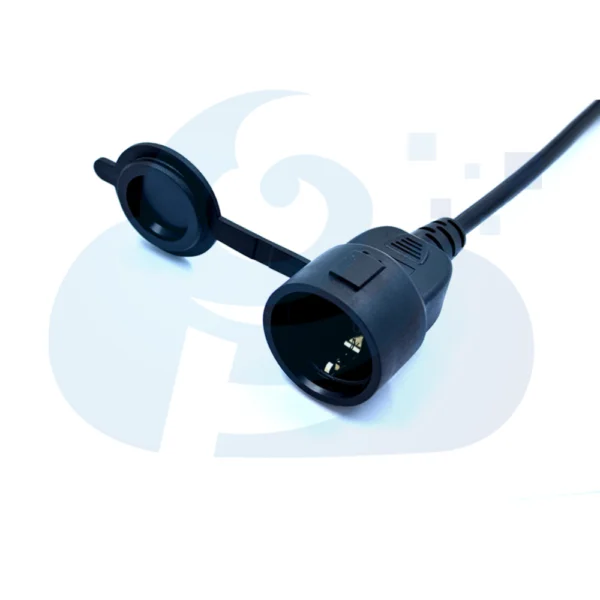 European Male And Female Plug Power Cable Image3