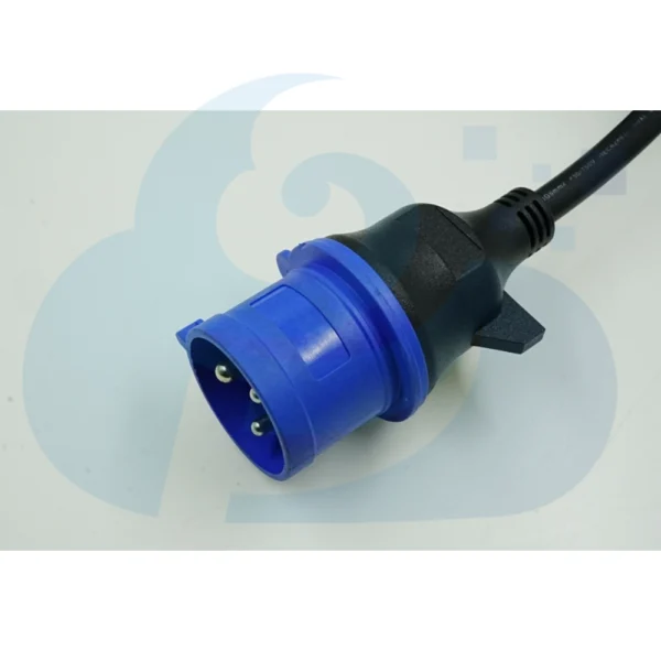 European Industrial Plug Power Cable Image1