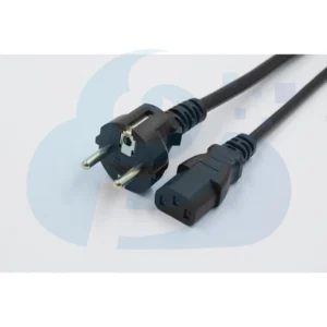 Indonesian Three Pin Straight Plug Power Cable Image1