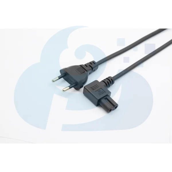 Indonesian Two Pin Plug Power Cable Image2
