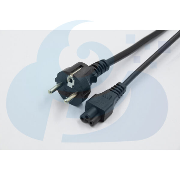 Russian Three Pin Straight Plug Power Cord Image3