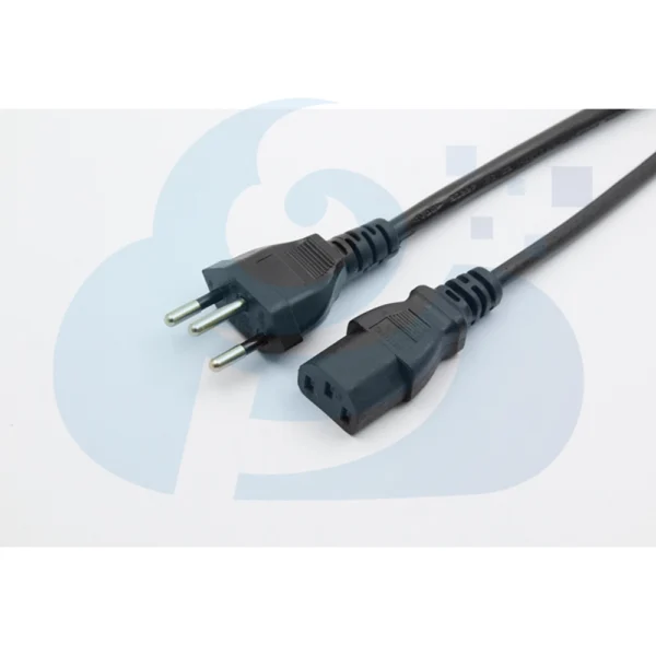 Swiss Three Pin Plug Power Cable Image2