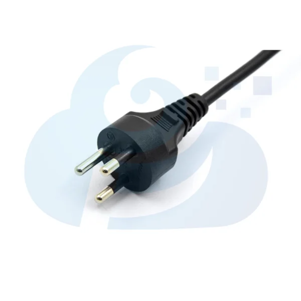 Thai Three Pin Straight Plug Power Cable Image1