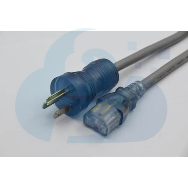 USA Three Pin Medical Plug Power Cable Image3